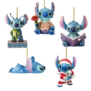 Stitch ophæng – sød julepynt og bildekoration – flere varantier